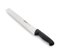 Arcos Cuchillo salami con Hoja Acero Inoxidable 300 mm. Mango ergonómico polipropileno. Serie 2900. Cuenta con diferentes colores mango facilitar la identificación cada grupo alimentos. Color negro.