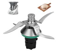 Cuchillo para Thermomix Tm5 TM6, Cuchillos de Masa con Junta Hoja de Repuesto De 4 Cuchillas De Acero Inoxidable Para Mezclador, Accesorio Para Robot Hogar Compatible Con Thermomix TM6 & TM5