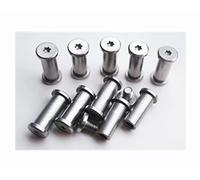 Cuchillo plegable Mango Pivot Pin Tornillos, Navaja Escalas Corby Perno Sujetadores EDC Remaches de eje de cuchillo, Juego de 10 sets