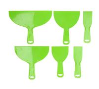 Cuchillo raspador para masilla, cuchillo para cinta de pared, kit de 6 piezas, práctico juego de accesorios para raspador de cinta adhesiva ABS para decoración del hogar y