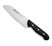 Arcos Cuchillo Santoku Maitre 151600 – Acero Nitrum 170 mm Mango POM ergonómico Negro