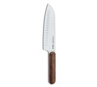 3 Claveles Cuchillo Santoku Oslo – Acero inoxidable, Mango de nogal 17,5 cm (7") E 3C Estampado