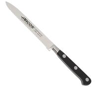 Cuchillo tomatero, arcos, lyon 252000 de 130 mm, hoja nitrum con filo