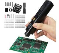 Cuchillo ultrasónico de mano de 35 W con 50 cuchillas de repuesto, herramienta de corte artesanal for modelos impresos en 3D, plástico, madera, resina, PVC, cuero