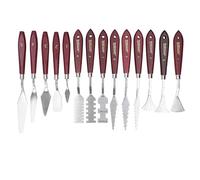 Cuchillos de paleta, juego de cuchillos de paleta de pintura duraderos, liso completo para desplegar, mezclar, estirar, rayar