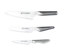 Cuchillos Global G-458110/AB Set Kiritsuke, cuchillo para verduras, cuchillo multiusos