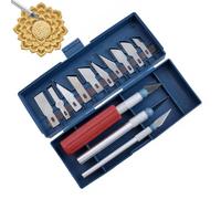 Cuchillos para tallar madera - Kit de herramientas de tallado de cocina de 13 piezas | Kit de herramientas de guarnición culinaria para cortar y pelar frutas y verduras para adultos