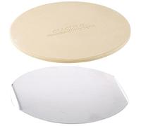Cucina di Modena Pizza Calculculo: Piedra para Pizza Redonda con Bandeja de Aluminio, diámetro 26 cm (Piedra para Pizza para Horno)