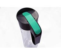 Cucina Sana Jarra Tritan de 2 litros con inserto de fruta para agua, té, cubitos de hielo, 100% libre de BPA, apto para lavavajillas, jarra de agua con tapa y inserto (menta)