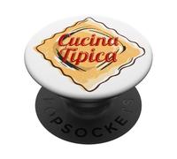 Cucina Tipica Italia Ravioli Pasta Amante Comida y Chef PopSockets PopGrip Adhesivo