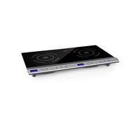 Cucinata 3100W Placa de Inducción Portátil 2 Fuegos Plata