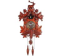 Cuckoo Clock Musical Cuckoo Clock Pendulum Quartz Wall Clock for Home Decor Natural Bird Voices Coo-coo Clocks from The Black-Forest
