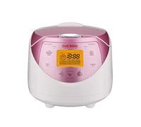 CUCKOO CR-0631F - Arrocera Micom de 6 tazas (sin cocinar) / 12 tazas (cocinada) con olla interior antiadherente, 7 modos de menú, pantalla LCD, tecnología de lógica difusa, limpieza automática