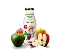 CUCKOO FRUITS - Pack Zumo de Manzana Turbia, Zumo Artesanal, 25 cl (Pack de 24)