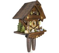 Cuckoo-Palace Reloj cucú días de Movimiento 8 Estilo Chalet 34cm