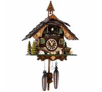 Cuckoo Palace Reloj de Cuco Estilo Chalet con Movimiento de Cuarzo de 32 cm