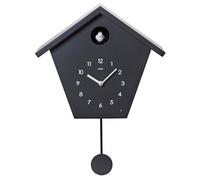 Cuco Clock Reloj de cucú con péndulo 25 x 28,5 x 12cm Blanco/Negro