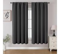 CUCRAF Cortinas Opacas para oscurecer la habitación, Paneles de Cortina para Ventana, Bolsillo para Barra, Cortinas sólidas con Aislamiento térmico para Dormitorio, Sala de Estar, Juego de 2 Paneles,