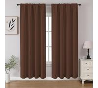 CUCRAF Cortinas Opacas para oscurecer la habitación, Paneles de Cortina para Ventana, Bolsillo para Barra, Cortinas sólidas con Aislamiento térmico para Dormitorio, Sala de Estar, Juego de 2 Paneles,