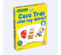 Cucu tras ¿Qué hay detrás? | Juego de cartas infantil de observación y memoria. | Para 2 a 6 jugadores | ideal para niños 4+ años. | ABJ | juegos Mercurio