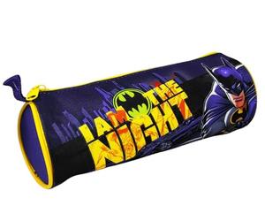 CUCUBA Estuche cilíndrico con diseño de Batman I'm The Night, tamaño 22 x 7,5 cm