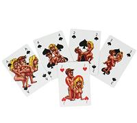 CUCUBA Juego DE Cartas Sexy 54 Cartas Poker Kamasutra para BROMAS / Despedida DE Soltera - Idea DE Regalo