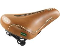 CUCUBA Sillín Montegrappa Bravo 115 Comfort con muelles y relleno de poliuretano de espuma viscoelástica antigolpes. Ideal para bicicleta Graziella, época, Holanda, City Bike. Unisex