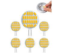 CucuGo Bombilla G4 LED 3W, 400lm Blanco Cálido 3000K G4 Bombillas, AC/DC 12-24V G4 bi-pin Base, Para Barcos, RV, Iluminación Doméstica, Equivalente Halógena 30W, no Regulable, 6 Unidades