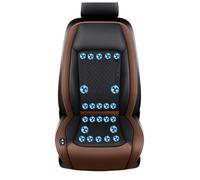 CUCUKAKA Cojín Ventilado para Coche con 24 Ventiladores, 3 Niveles De Viento Ajustables Cojin Asiento Coche, para La Mayoría De Coches,Brown-24V