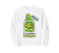 Cucumber in Disguise Funny Pickle Character Sudadera