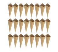 Cucuruchos Chuches Cumpleaños 120pcs Decor Wedding Confetti Petal Vellum Paper Flower Cones Confetti Cones Wedding Petal Kraft Paper Flower Cones Favor Gifts