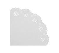 Cucuruchos Chuches Cumpleaños 20Pcs Craft Paper Confetti Holders Hollow Paper Cones For Classic Vintage Wedding Party Decoration Practical Easy Fold(White)