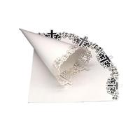 Cucuruchos Chuches Cumpleaños 50Pcs Cross Shaped Hollow Paper Flower Tube DIY Wedding Confetti Cones Egg Tube Holder Scattering Favor Birthday Party Supplies