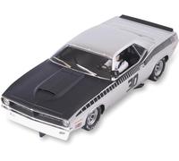 SCALEXTRIC - Coche de Carreras Advance - Coche Slot Escala 1:32 (Cuda-Silver)