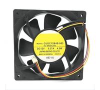 CUDC12B4S-983 DC 12V 0.37A 4.5W 120x120x25mm 3-Wire Cooling Fan