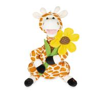 Cuddle Barn - Gerry | Giraffe Animated Stuffed Animal Plush, Neck Grows and Mouth Moves Sings Your Love Lifts Me Higher Valentine's Gift, 12 inches