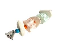 Cuddle Bone, Natural Grinding Toy, Calcium Supplement, Organic Mineral Source 8inch, Safe Chewable Texture, Pet Health Supplies for Indoor Outdoor Birds and Poultry, Good Chewing