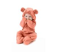 Cuddle Club Body de forro polar para bebé - Mameluco con capucha para niños de una pieza para bebés, ropa de abrigo para niños pequeños