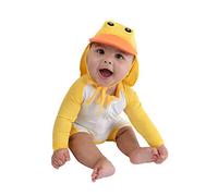 Cuddle Club Traje de baño un Cuarto de Bebé y un Niño Pequeño | Niños y Niñas Pato Sunsuit Bebé Unisex - Amarillo 2T