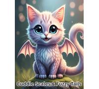 Cuddle Scales & Fuzzy Tails: A Cute Cat Dragon Coloring Adventure