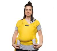 CuddleBug Fular Portabebés Fácil de Usar - Recién Nacido y Niños hasta 16 Kg - de Tela Suave y Elástico - Talla Única (Amarillo/Yellow)