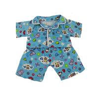 Cuddles & Friends Lindo Pijama Azul - 25cm - Ropa para Osos de Peluche