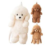 Cuddly - Cartoon Tote for Children | Adorable Puppy Purse with Plush | Exterior and Handy Pocket for Playground Adventures Holiday Trips Day Out and Casual Outings