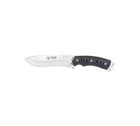 Cudeman Cuchillo 291-MC Boina Verde CADETE + Kit completo supervivencia hoja de acero Böhler N-695 y empuñadura de micarta negra de 12,5 cm para caza, pesca, supervivencia y bushcraft + Portabotellas