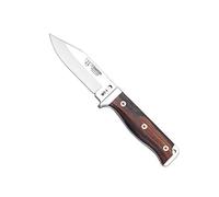 Cudeman Cuchillo 295-KC MT-1 + Kit Completo Supervivencia hoja de acero Böhler N-695 de 11 cm y empuñadura de madera de cocobolo de 11,5 cm para caza, supervivencia y bushcraft + Portabotellas