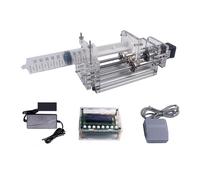CUDTAPI Bomba de microjeringa de Laboratorio de 1-150ML, Bomba de inyección eléctrica de precisión de Escritorio, Mini Bomba de propulsión, dispensador de Pegamento líquido DC 12V(Upgrade Model)