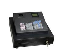 CUDTAPI Caja registradora electrónica para Sistema POS Caja registradora automática con inglés de 38 Teclas y Software de gestión ECR600 para pequeñas Empresas