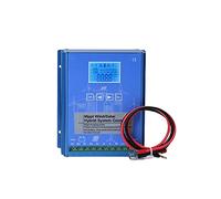 CUDTAPI Controlador híbrido eólico Solar Controlador Complementario Solar Y Eólico MPPT 12V24V48V Boost De Monitoreo Farola Carga(24V48V Wind 600W Light 600W)