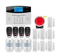 CUDTAPI de Alarma Seguridad for el hogar inalámbrico gsm for la aplicación Tuya con Detector Sensor Movimiento Compatible(G2BW16)
