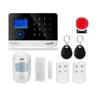 CUDTAPI Los Detectores Inalámbricos del De Alarma G/M Alarman El Smart Home, Control App con Mensaje Libre(W2B17)